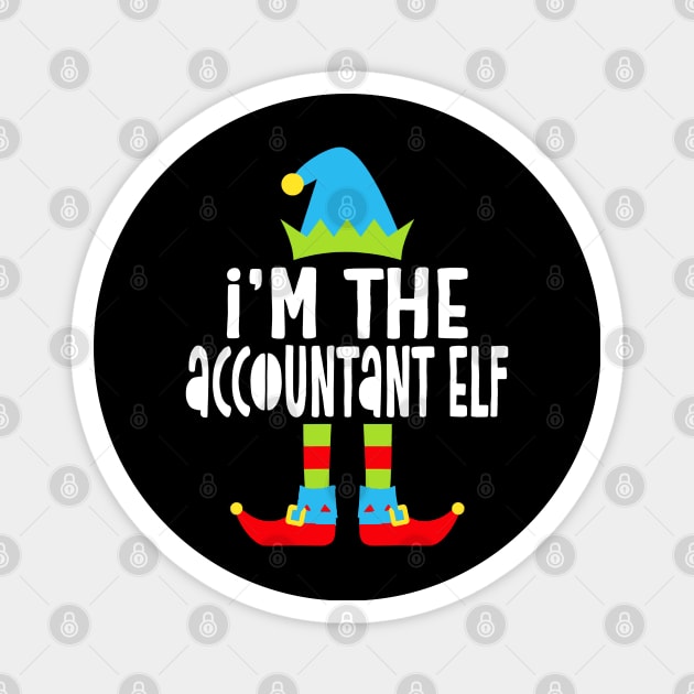 I'm The Accountant Elf Magnet by luckyboystudio